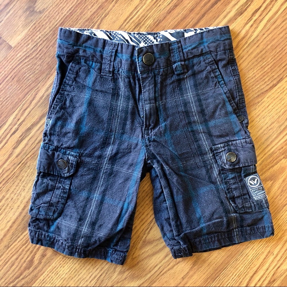 Boys Shaun White Plaid Shorts - 4T